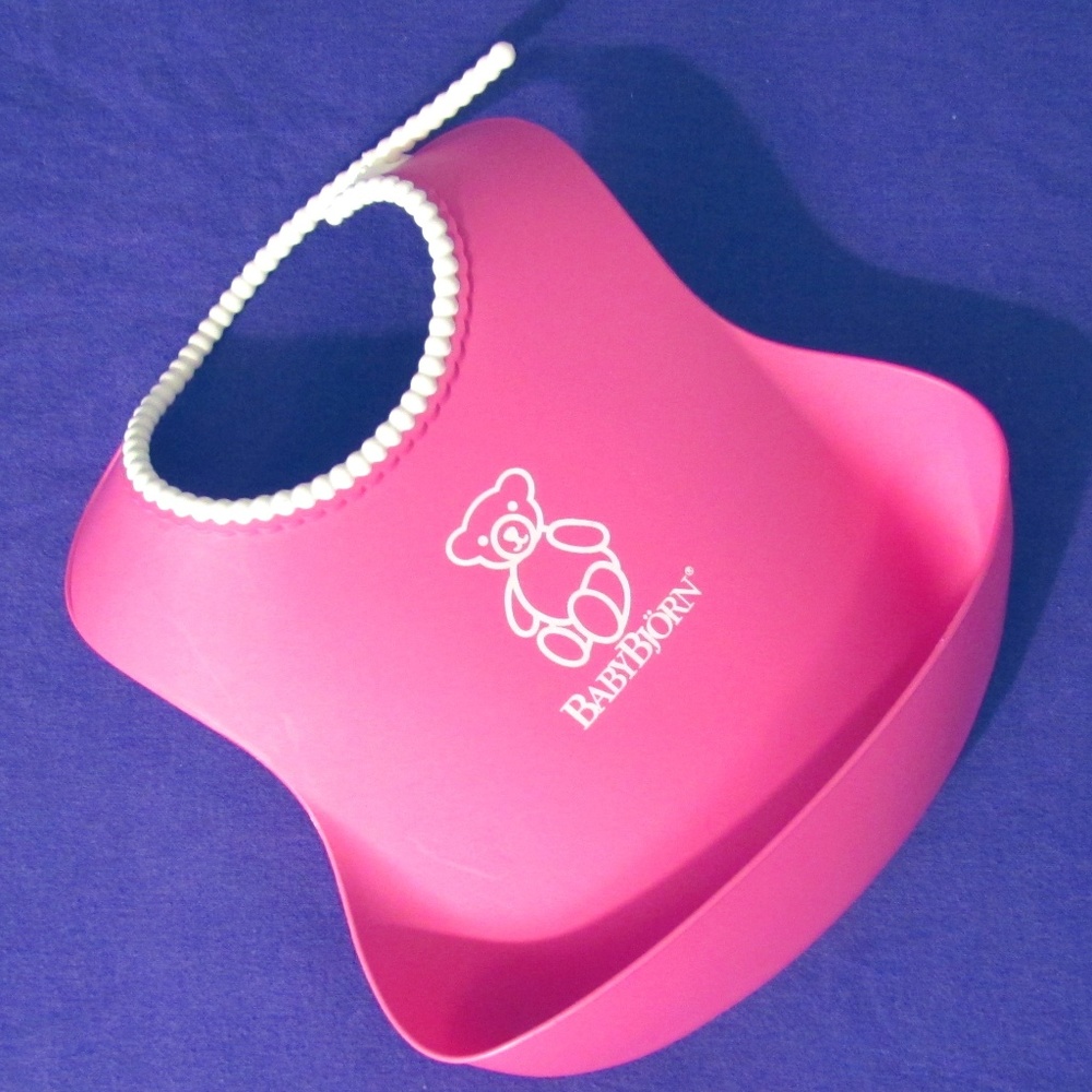 BabyBjorn Soft Bib Pink. Mint Condition